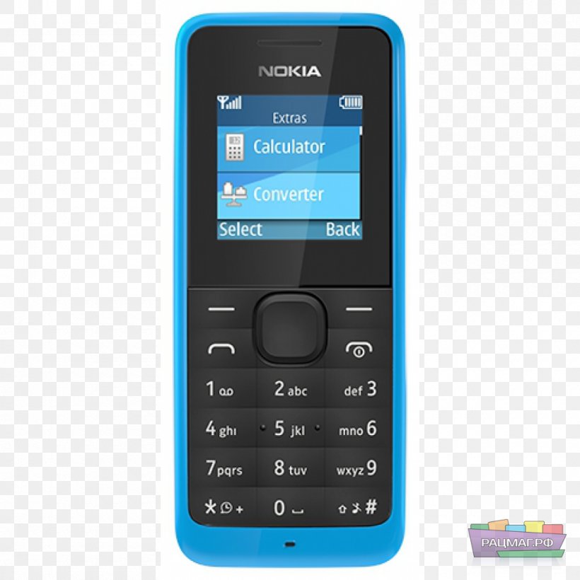 Nokia 105 (2017) Nokia Phone Series Nokia 3 Nokia E51, PNG, 1000x1000px, Nokia 105 2017, Cellular Network, Communication Device, Dual Sim, Electronic Device Download Free