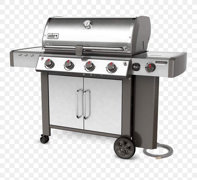 Barbecue Weber Genesis II LX S-440 Weber Genesis II LX 340 Weber-Stephen Products Gas Burner, PNG, 750x750px, Watercolor, Cartoon, Flower, Frame, Heart Download Free