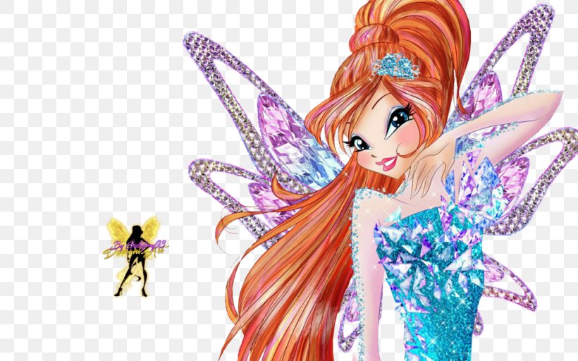 Bloom Tecna Musa Winx Club, PNG, 1024x640px, Watercolor, Cartoon, Flower, Frame, Heart Download Free