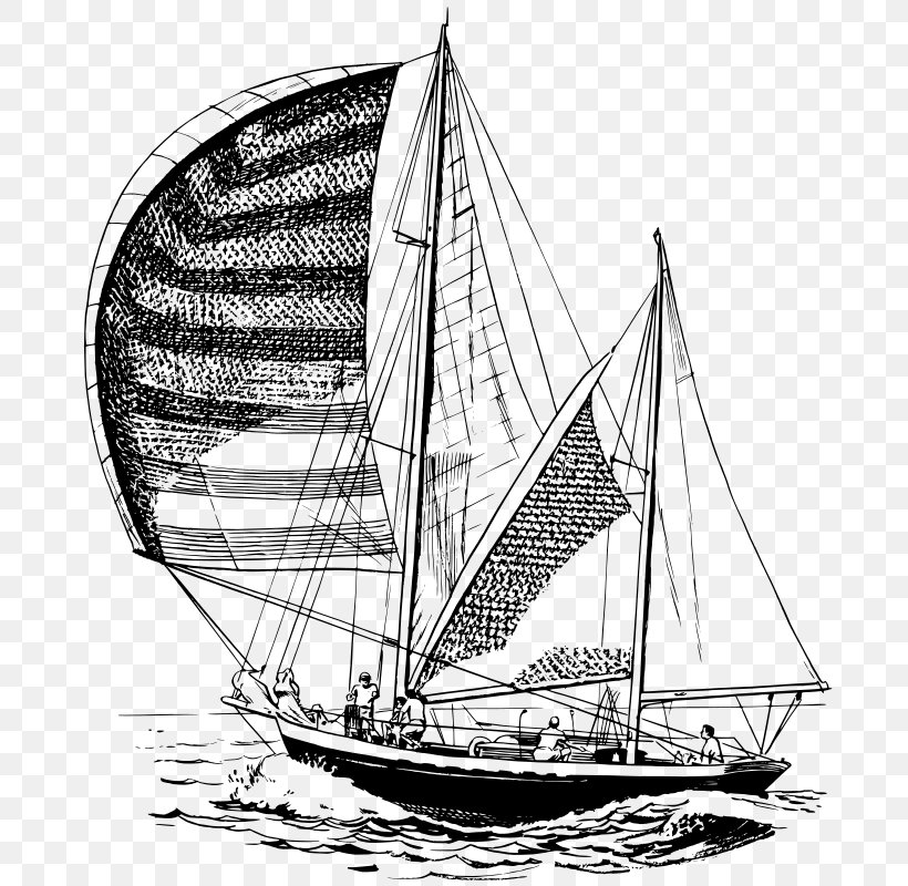 Sailboat Sailing Clip Art, PNG, 701x800px, Sailboat, Baltimore Clipper, Barque, Barquentine, Black And White Download Free