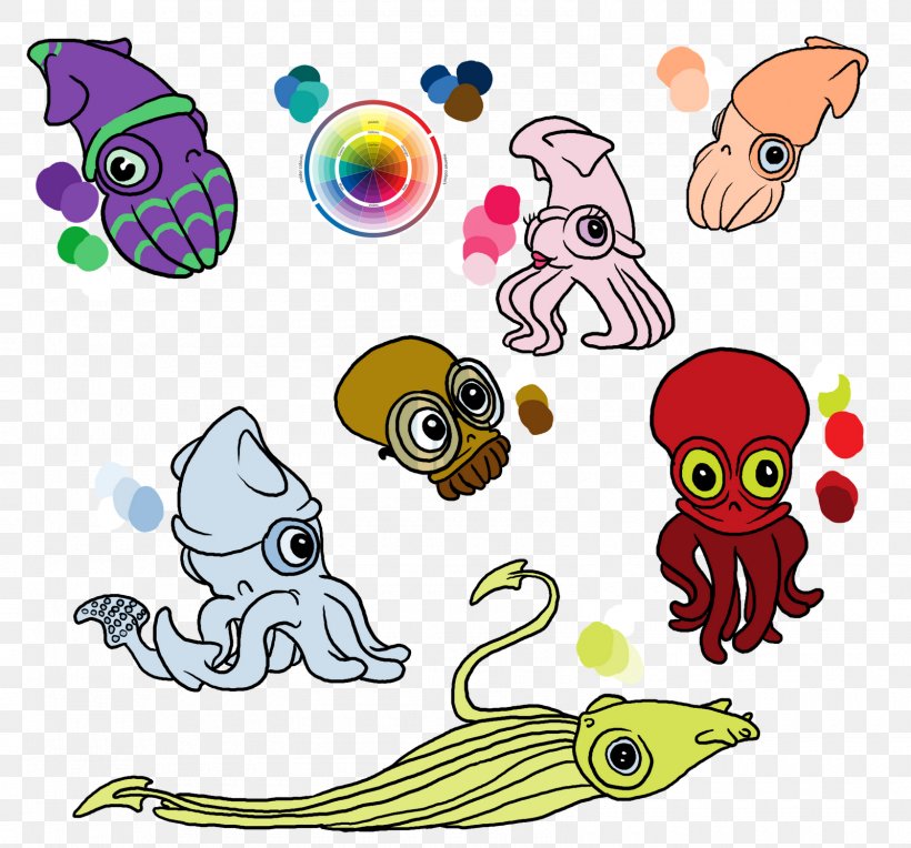 Squid As Food Cuttlefish Octopus Coleoids, PNG, 1600x1491px, Squid, Animal, Animal Figure, Animation, Art Download Free