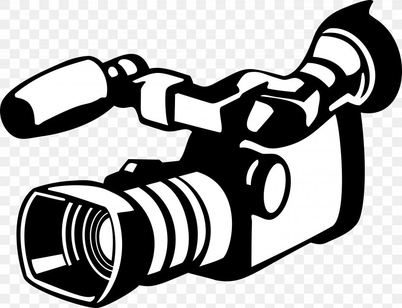 Clip Art Vector Graphics Video Cameras Stencil Image, PNG, 3000x2303px, Video Cameras, Artwork, Black, Black And White, Camera Download Free