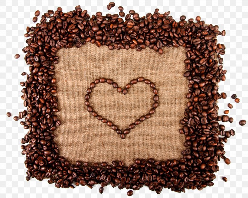 Coffee Bean Cafe Heart, PNG, 2526x2018px, Coffee, Bean, Brown, Cafe, Caryopsis Download Free