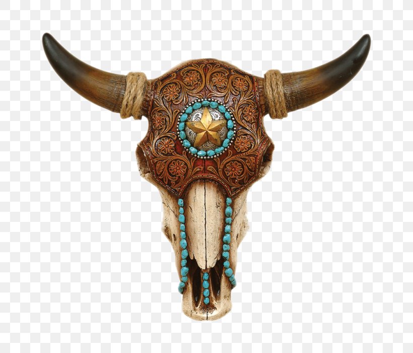 Texas Longhorn Bull Skull, PNG, 700x700px, Texas Longhorn, Art, Bull, Cattle, Decorative Arts Download Free