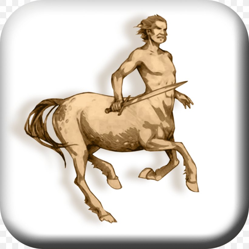 Horse Centaur Greek Mythology Legendary Creature Minotaur, PNG, 1024x1024px, Horse, Bridle, Centaur, Chiron, Dionysus Download Free