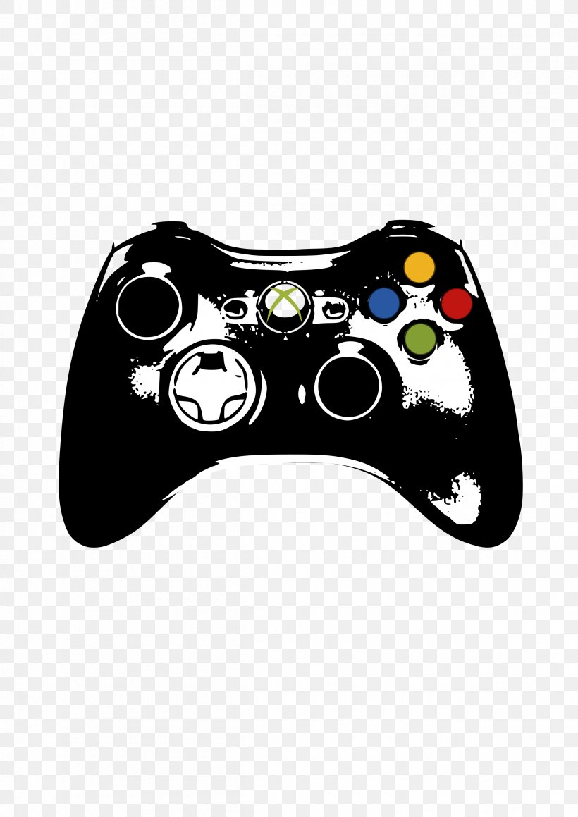 Xbox 360 Controller Wii PlayStation 3 Xbox One Controller, PNG, 2400x3394px, Xbox 360 Controller, All Xbox Accessory, Black, Dualshock, Electronic Device Download Free