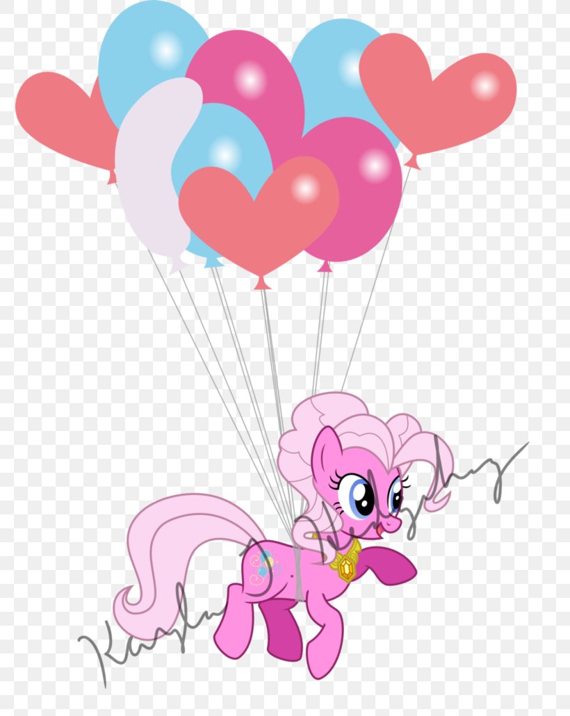 Pinkie Pie Twilight Sparkle Pony Sunset Shimmer Balloon, PNG, 775x1030px, Watercolor, Cartoon, Flower, Frame, Heart Download Free