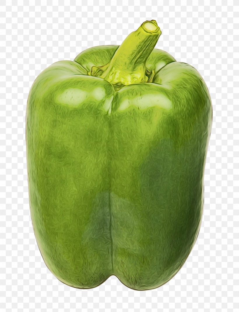 Bell Pepper Pimiento Green Bell Pepper Vegetable Green, PNG, 1197x1565px, Watercolor, Bell Pepper, Bell Peppers And Chili Peppers, Capsicum, Food Download Free