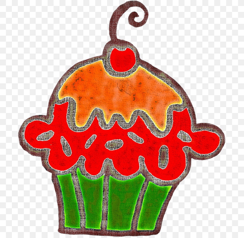 Christmas Ornament, PNG, 699x800px, Red, Baking Cup, Cake, Christmas Ornament, Dessert Download Free