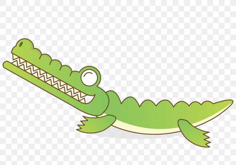 Crocodile Alligator Cartoon, PNG, 1000x700px, Crocodile, Alligator, Amphibian, Animal, Cartoon Download Free