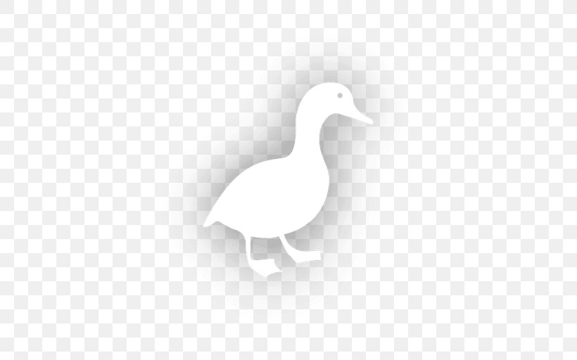 Duck Goose Cygnini White Feather, PNG, 512x512px, Duck, Beak, Bird, Black And White, Cygnini Download Free