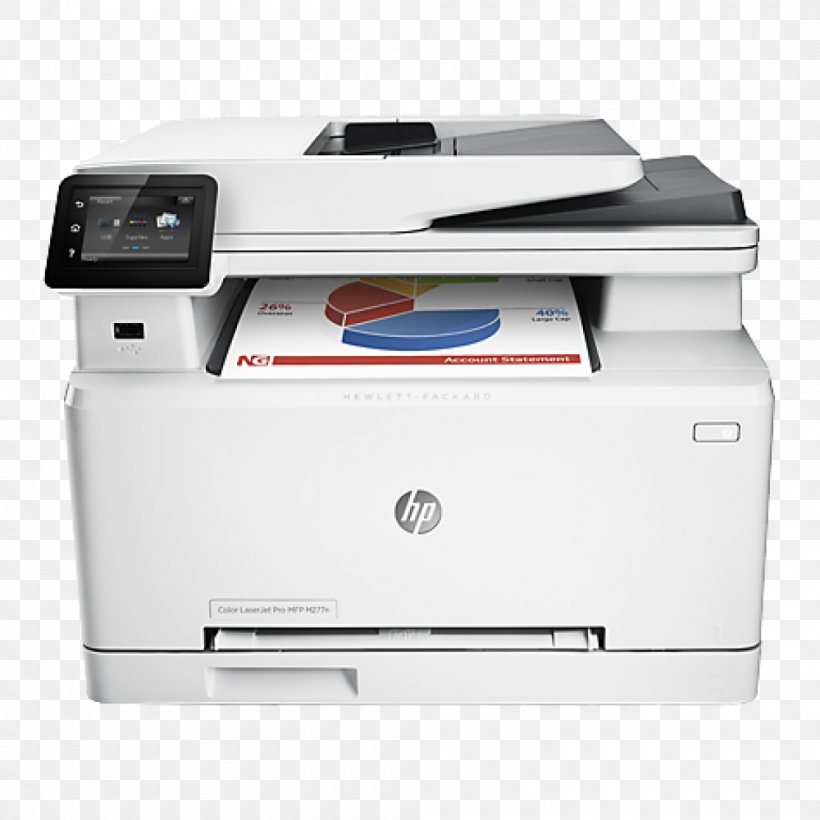 Hewlett-Packard HP LaserJet Pro M277 HP LaserJet Pro M281 Multi-function Printer, PNG, 1000x1000px, Hewlettpackard, Color Printing, Dots Per Inch, Electronic Device, Hp Laserjet Download Free