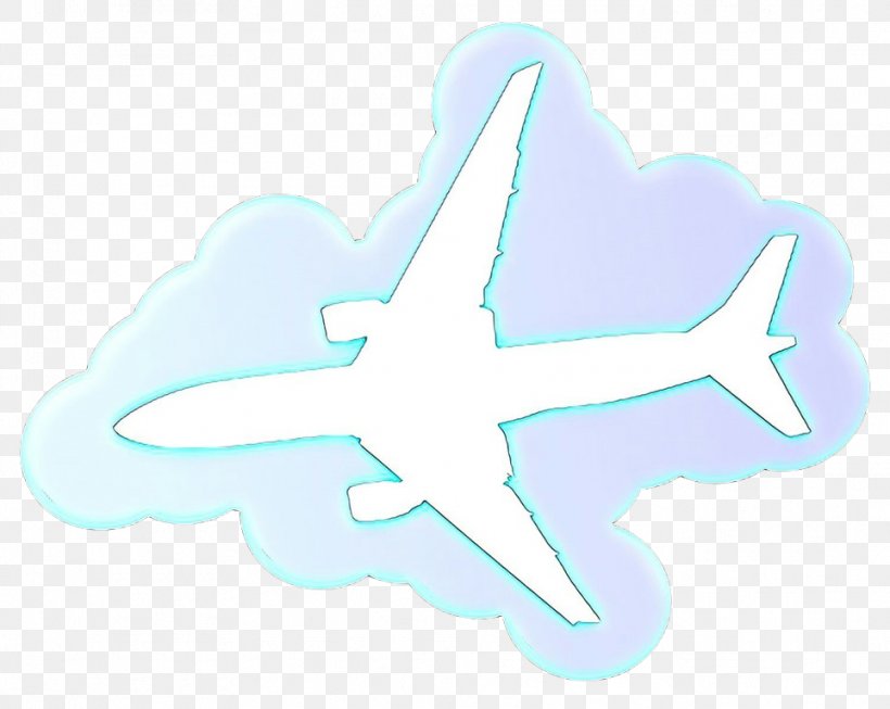 Turquoise Airplane Logo Starfish, PNG, 963x768px, Cartoon, Airplane, Logo, Starfish, Turquoise Download Free