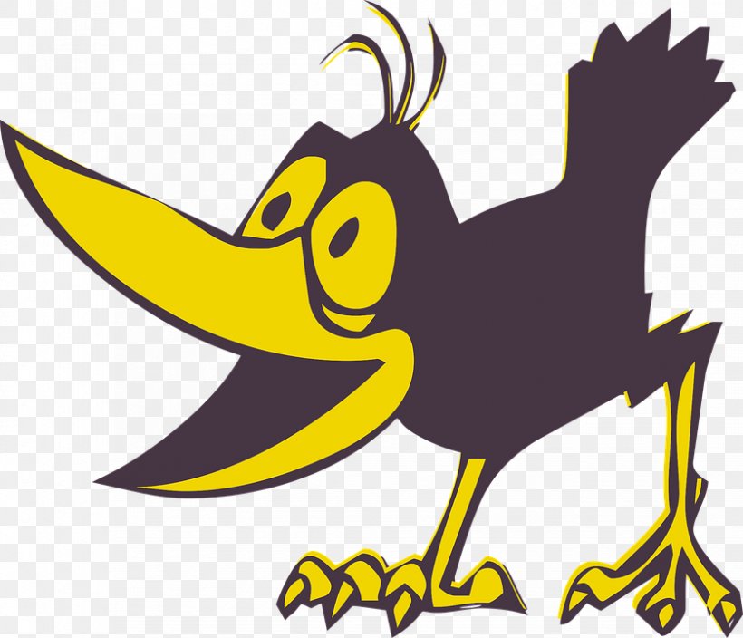 Clip Art Crow Image Vector Graphics, PNG, 838x720px, Crow, Artwork, Beak, Bird, Cartoon Download Free