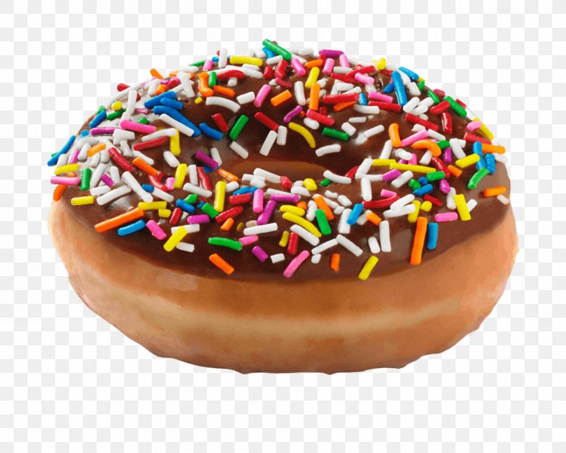 Donuts Cream Custard Sprinkles Krispy Kreme, PNG, 900x720px, Donuts, Baked Goods, Buttercream, Cake, Caramel Download Free