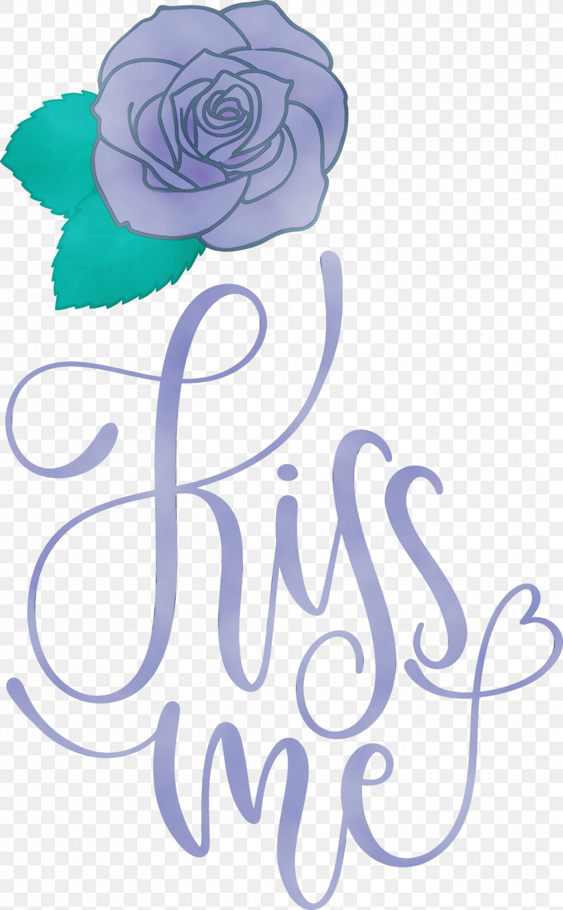 Floral Design, PNG, 1855x2999px, Kiss Me, Blue, Blue Rose, Cobalt Blue, Cut Flowers Download Free
