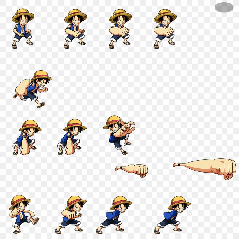 Monkey D. Luffy Shanks One Piece Treasure Cruise Sprite, PNG, 1024x1024px, Monkey D Luffy, Action Figure, Animal Figure, Cartoon, Character Download Free
