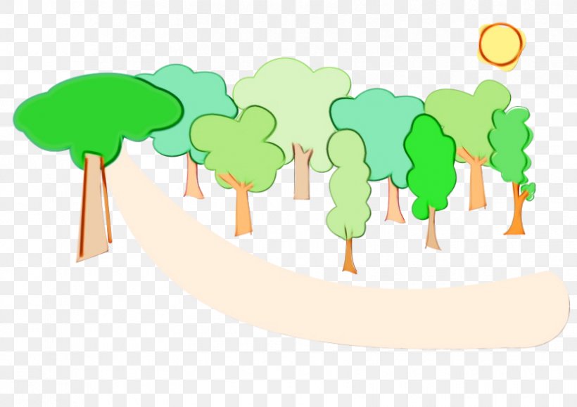 Cartoon Drawing Forest Transparency Road, PNG, 830x587px, Watercolor, Cartoon, Drawing, Forest, Paint Download Free