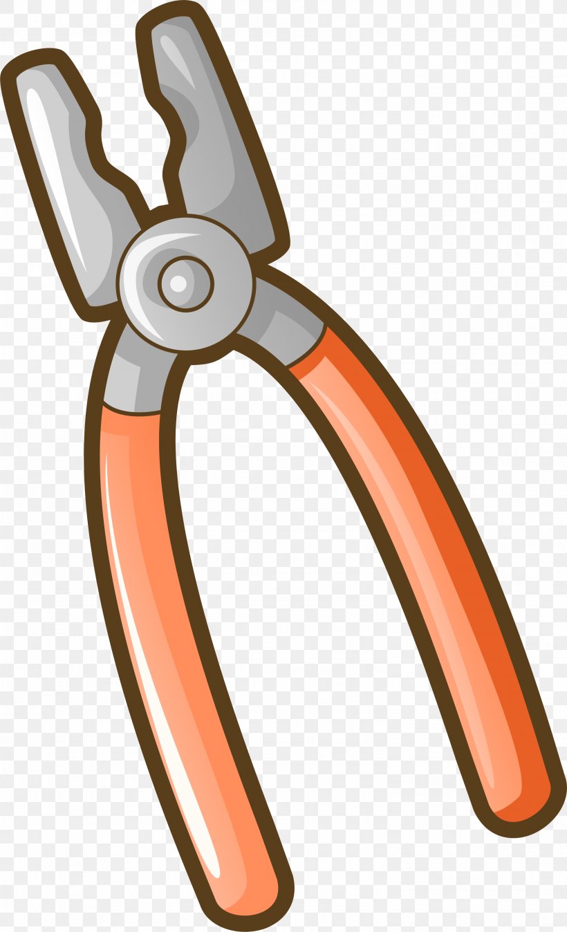 Hand Tool Pliers, PNG, 3001x4934px, Hand Tool, Designer, Orange, Pliers, Tool Download Free