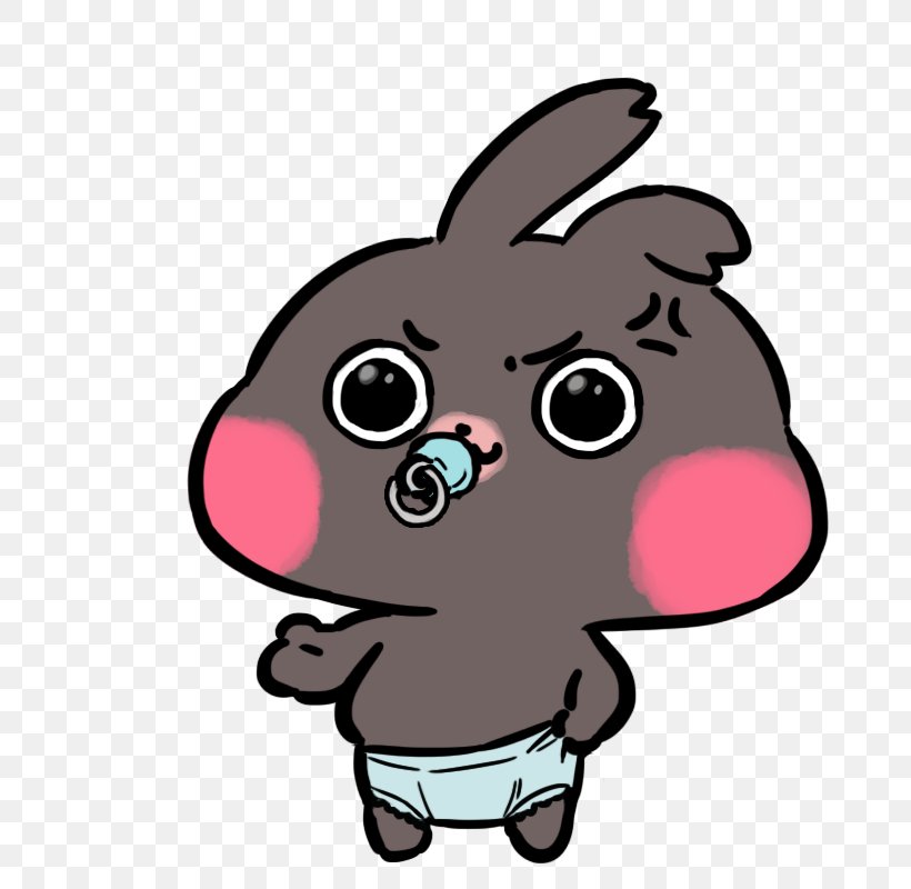 Rabbit Mashimaro Tuzki Illustration Cartoon, PNG, 800x800px, Rabbit, Animated Cartoon, Animation, Cartoon, Character Download Free