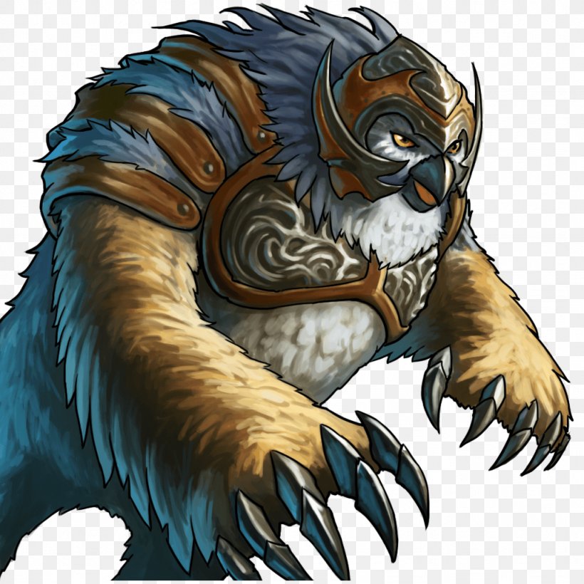 Gems Of War Owlbear World Of Warcraft Furry Fandom, PNG, 1024x1024px, Gems Of War, Anthropomorphism, Art, Beak, Bear Download Free