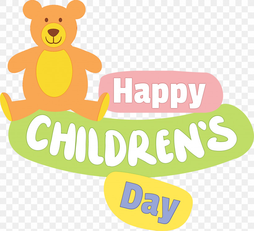 Logo Line Animal Figurine Yellow Meter, PNG, 3000x2734px, Childrens Day, Animal Figurine, Biology, Geometry, Happy Childrens Day Download Free