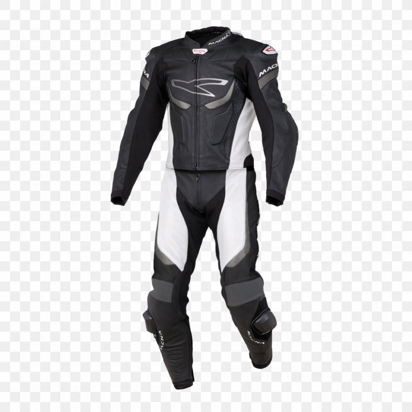 Motorcycle Personal Protective Equipment Leather Jacket White Tracksuit, PNG, 950x950px, Leather Jacket, Black, Boilersuit, Clothing, Dry Suit Download Free