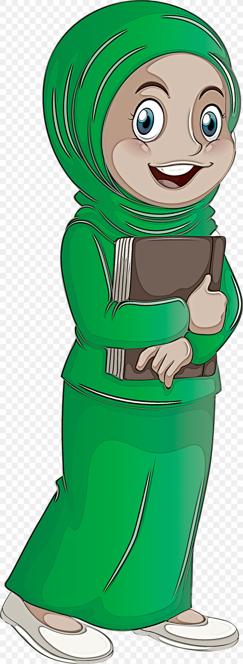 Muslim People, PNG, 1098x2999px, Muslim People, Animation, Cartoon, Green, Style Download Free