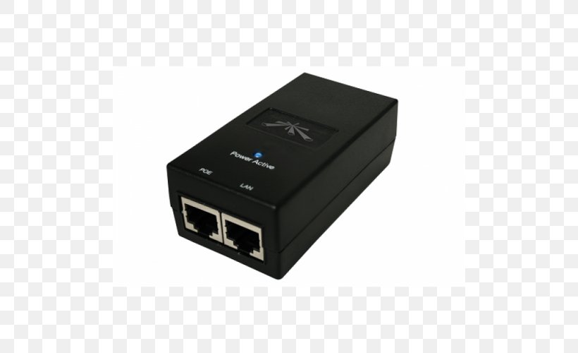 Power Over Ethernet Ubiquiti Networks Computer Network IEEE 802.3af, PNG, 500x500px, Power Over Ethernet, Adapter, Cable, Category 5 Cable, Computer Network Download Free