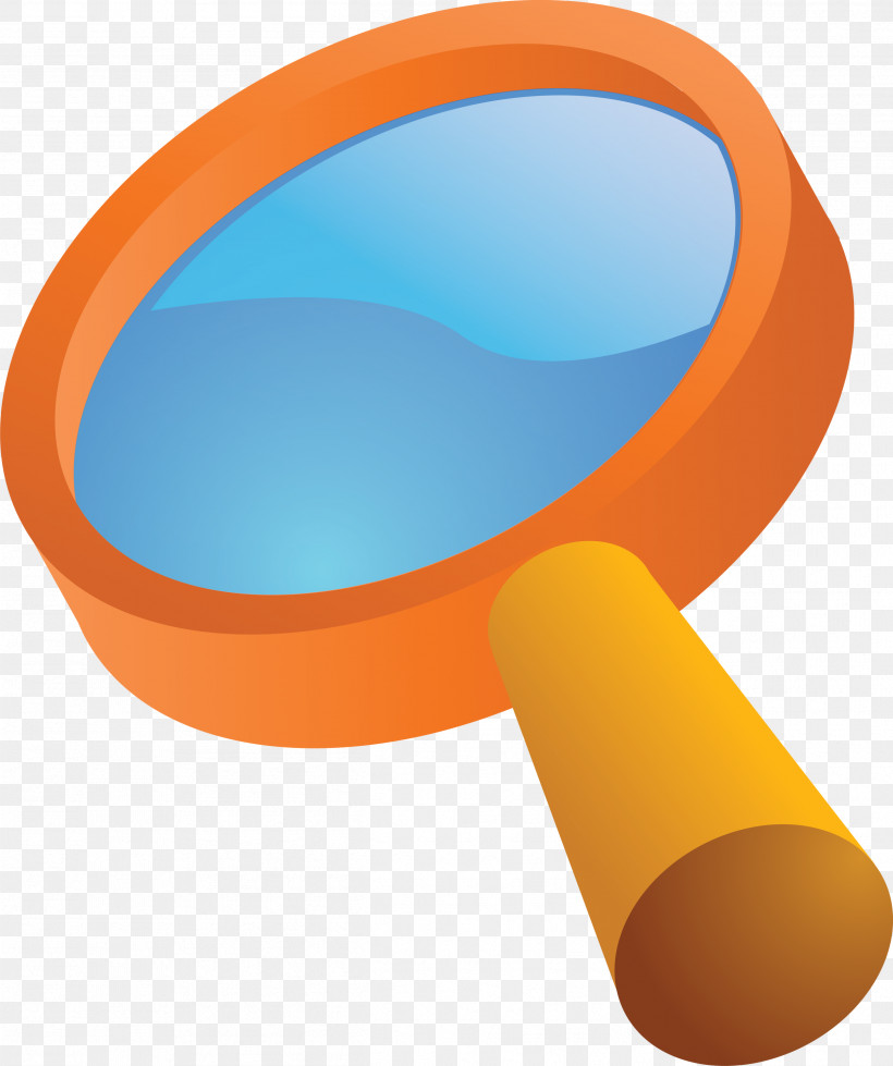 Magnifying Glass Magnifier, PNG, 2511x3000px, Magnifying Glass, Magnifier, Orange Download Free