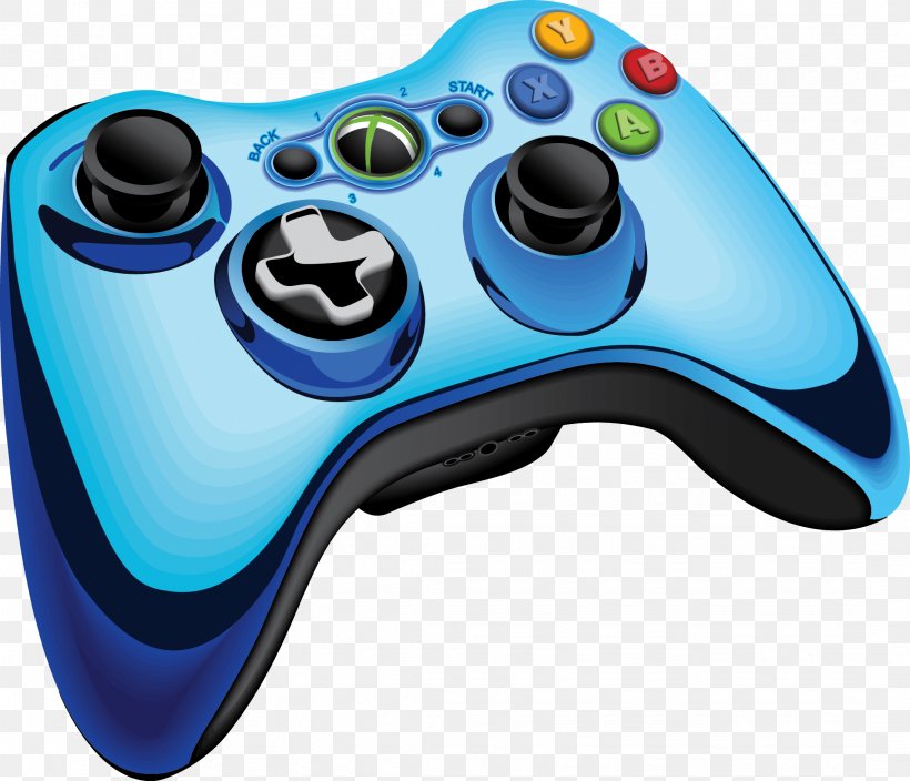 Xbox 360 Controller Game Controller Joystick Video Game, PNG, 2142x1839px, Xbox 360, All Xbox Accessory, Electric Blue, Electronic Device, Game Controller Download Free