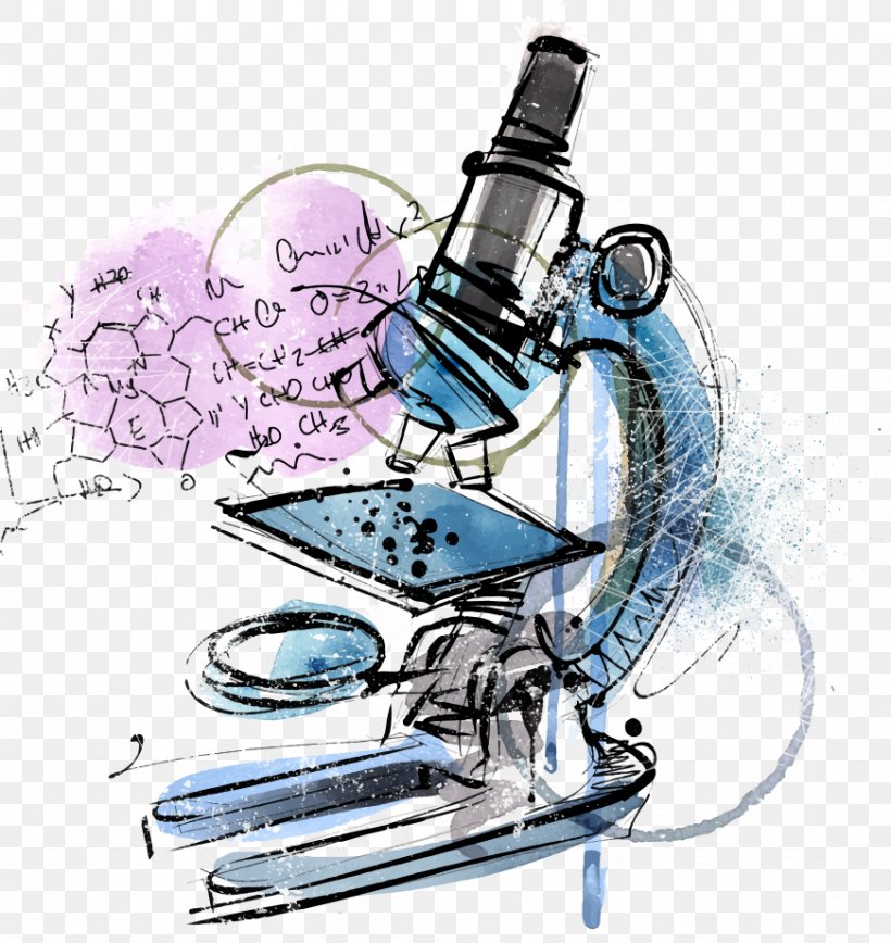 Microscope Cartoon Optical Instrument Illustration, PNG, 871x923px, Microscope, Art, Cartoon, Chemistry, Optical Instrument Download Free