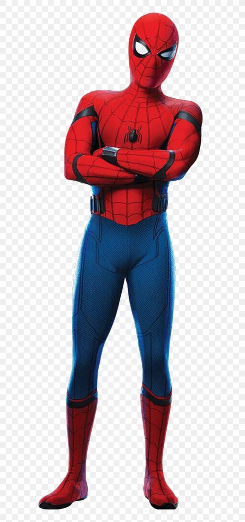 Spider-Man: Homecoming Film Series Hoodie Marvel Cinematic Universe Costume, PNG, 1408x3000px, Spiderman, Action Figure, Costume, Electric Blue, Fictional Character Download Free