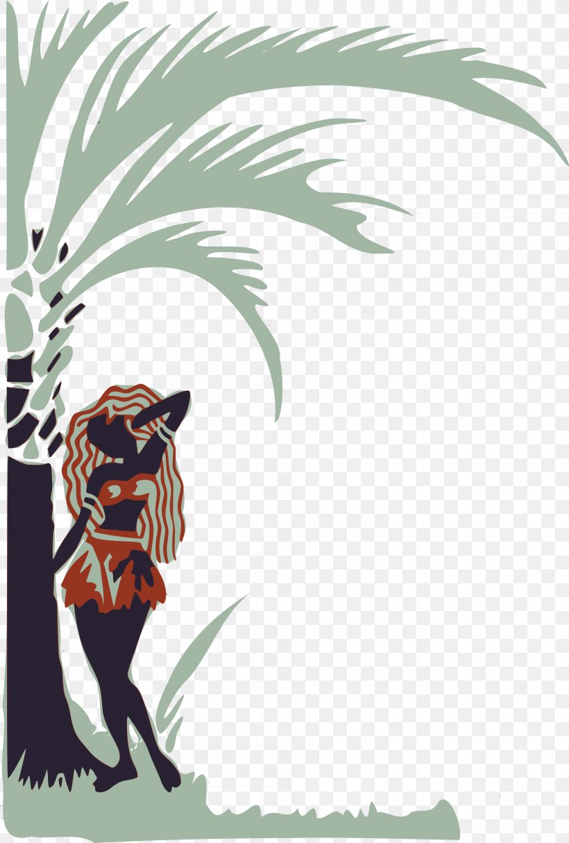 Tree Poster Art Clip Art, PNG, 4000x5922px, Tree, Arecaceae, Art, Art Deco, Big Cats Download Free