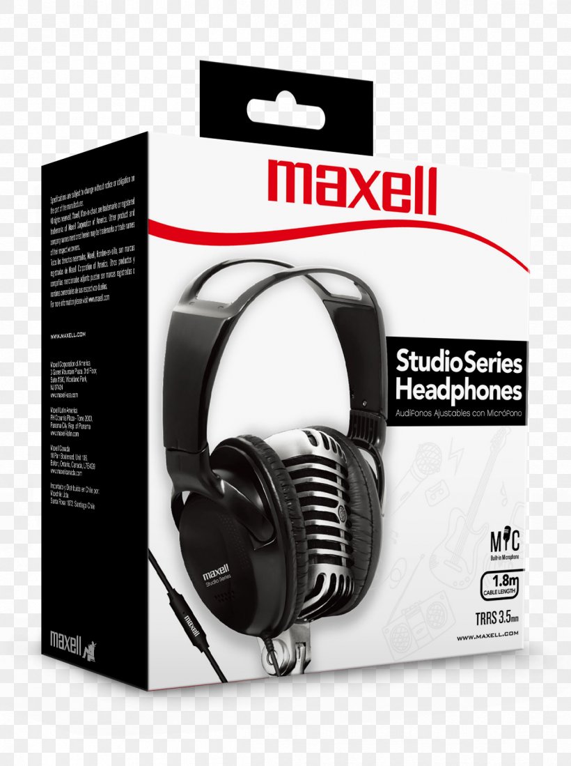 Headphones Microphone Hearing Aid Wireless Maxell, PNG, 1215x1629px, Headphones, Audio, Audio Equipment, Black, Bluetooth Download Free