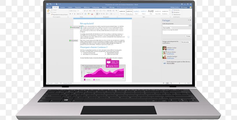 Laptop Microsoft Office 2016 Microsoft Office 365, PNG, 713x415px, Laptop, Brand, Display Device, Document, Google Docs Download Free