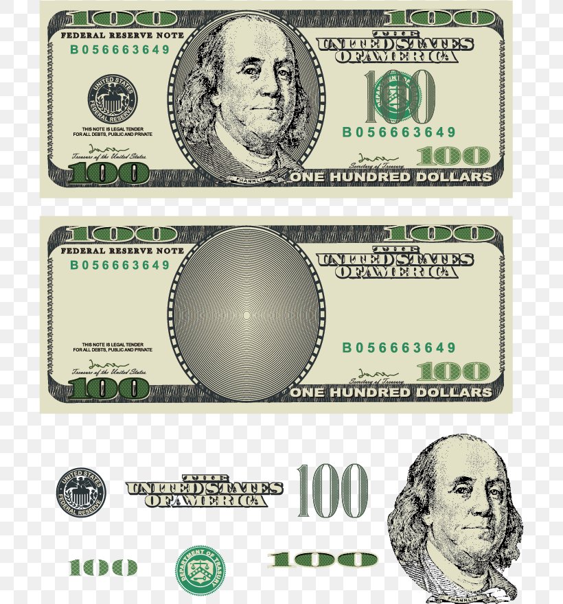 United States Dollar United States One Hundred-dollar Bill United States One-dollar Bill Royalty-free, PNG, 706x880px, United States Dollar, Banknote, Cash, Currency, Depositphotos Download Free