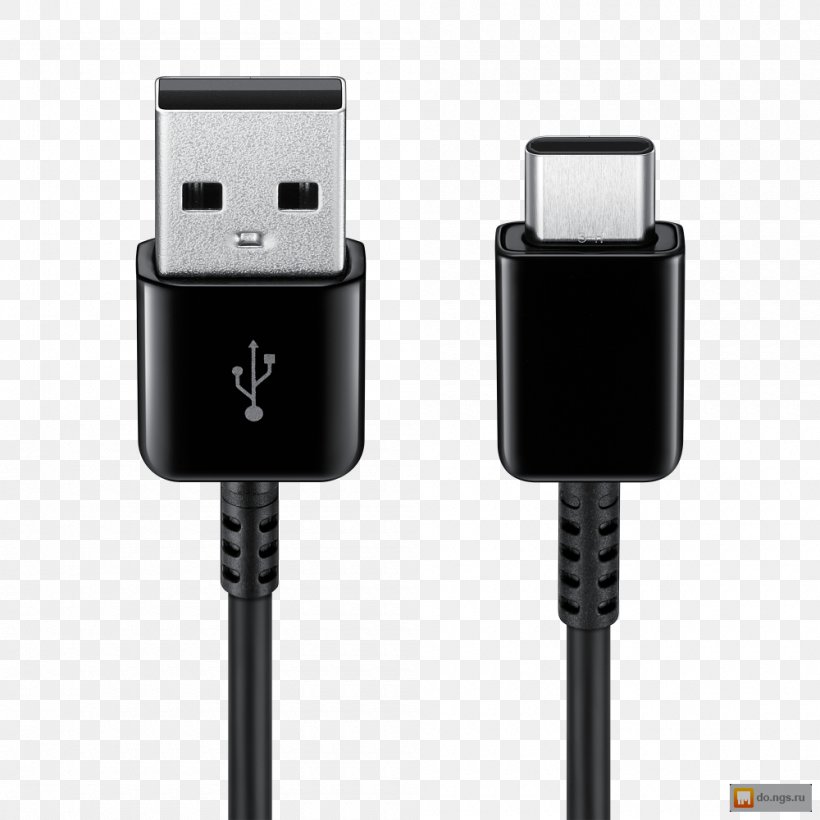 USB-C Samsung Galaxy S8 Battery Charger Samsung Galaxy A3 (2017) Samsung Galaxy S9, PNG, 1000x1000px, Usbc, Battery Charger, Cable, Data Cable, Electrical Cable Download Free