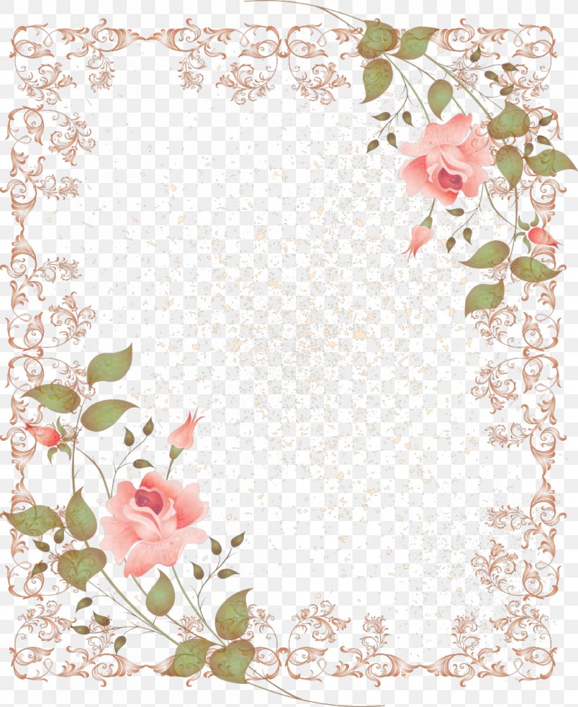 Borders And Frames Flower Picture Frames Clip Art, PNG, 1045x1280px, Borders And Frames, Blossom, Border, Branch, Flora Download Free