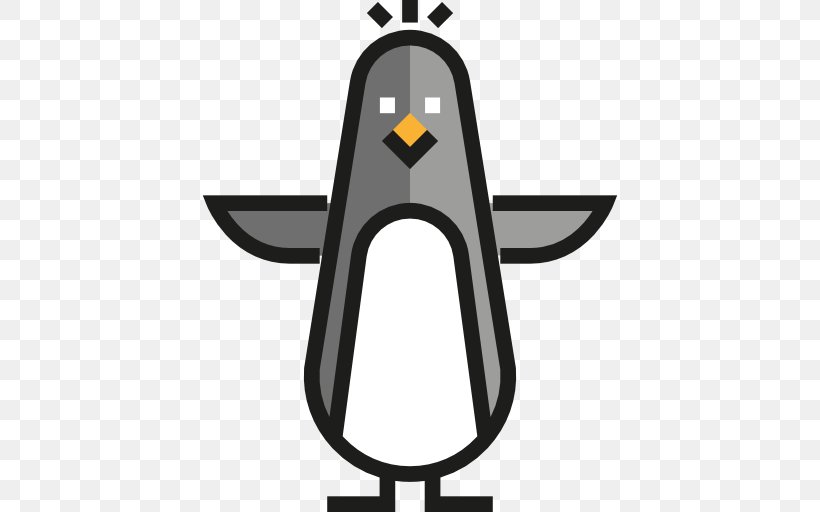 Penguin Clip Art, PNG, 512x512px, Penguin, Animal, Beak, Bird, Black And White Download Free