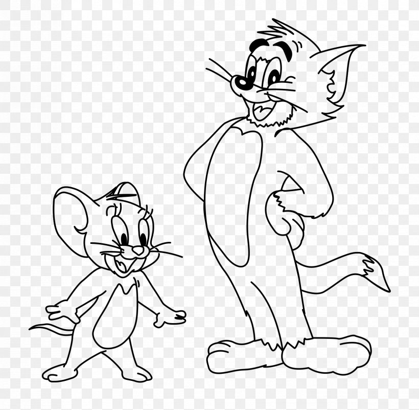 Tom Cat Coloring Book Tom And Jerry Animated Cartoon Drawing, PNG, 1654x1619px, Watercolor, Cartoon, Flower, Frame, Heart Download Free