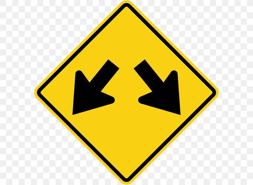 Traffic Sign Arrow Warning Sign Manual On Uniform Traffic Control Devices, PNG, 600x600px, Traffic Sign, Area, Detour, Driving, Oneway Traffic Download Free