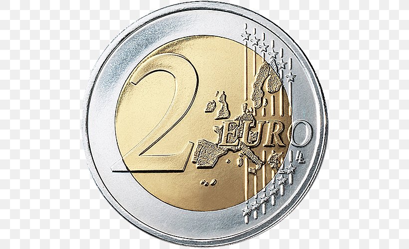 2 Euro Coin 2 Euro Commemorative Coins Euro Coins, PNG, 500x500px, 1 Cent Euro Coin, 1 Euro Coin, 2 Euro Coin, 2 Euro Commemorative Coins, 20 Cent Euro Coin Download Free