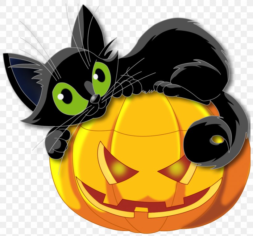 Black Cat Halloween Kitten Clip Art, PNG, 1224x1144px, Cat, Black Cat, Carnivoran, Cat Like Mammal, Clip Art Download Free