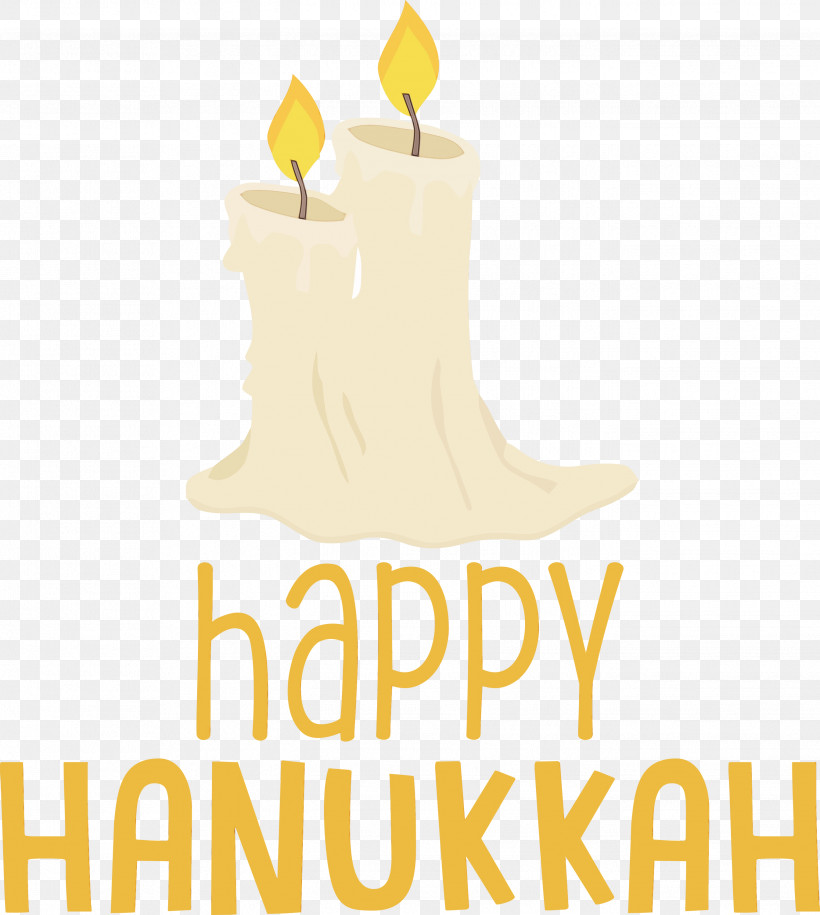 Logo Font Yellow Wax Meter, PNG, 2688x3000px, Hanukkah, Happy Hanukkah, Logo, Meter, Paint Download Free