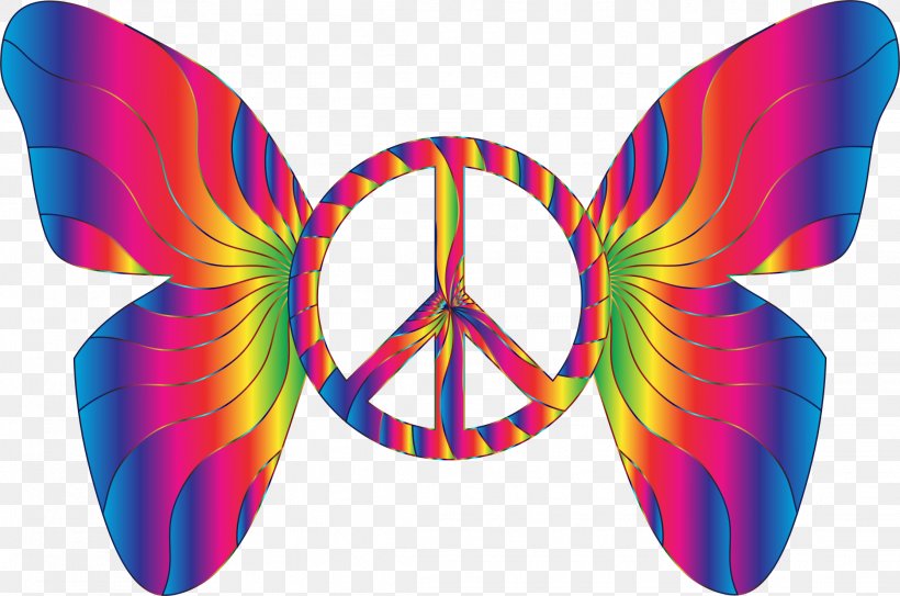 Peace Symbols Clip Art, PNG, 2228x1476px, Peace Symbols, Butterfly, Decal, Doves As Symbols, Flower Child Download Free