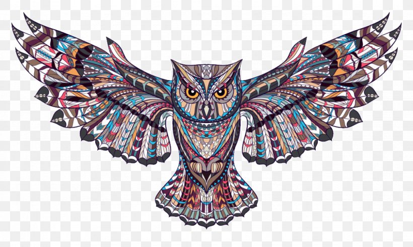 Owl Bird Euclidean Vector Drawing, PNG, 1024x614px, Owl, Beak, Bird, Bird Of Prey, Drawing Download Free