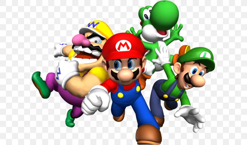 Super Mario Bros. New Super Mario Bros Mario & Yoshi Luigi, PNG, 611x480px, Mario Bros, Cartoon, Fictional Character, Figurine, Human Behavior Download Free