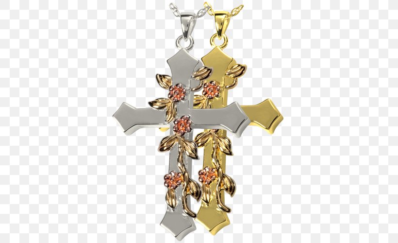 Charms & Pendants Cross Jewellery Necklace Gold, PNG, 500x500px, Charms Pendants, Art, Body Jewellery, Body Jewelry, Cremation Download Free