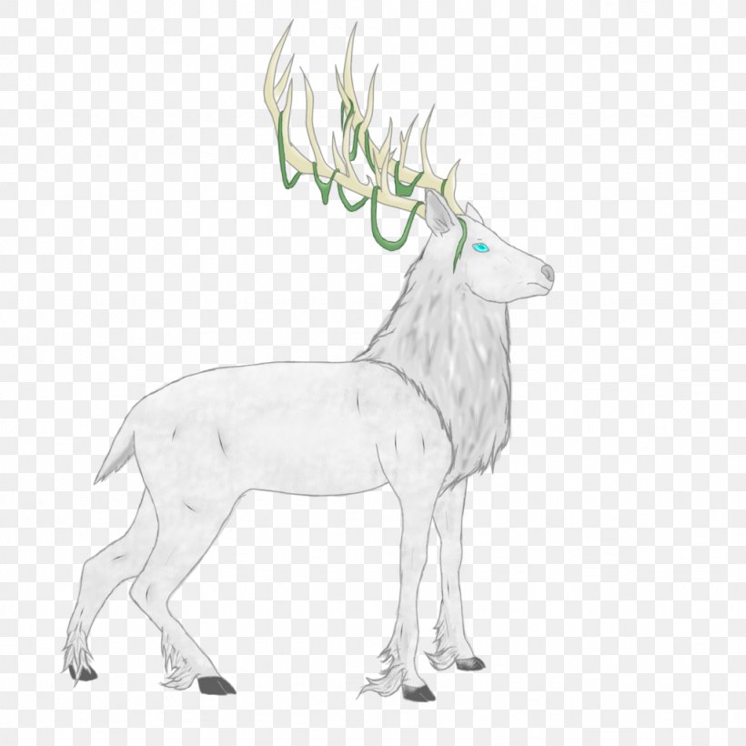 Reindeer Antelope Elk Drawing, PNG, 1024x1024px, Reindeer, Animal, Antelope, Antler, Ashton Kutcher Download Free